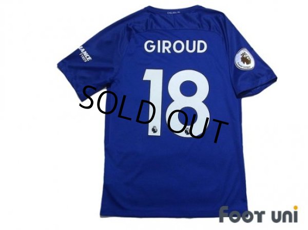 Photo2: Chelsea 2017-2018 Home Shirt #18 Giroud Premier League Patch/Badge (2)