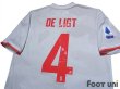 Photo4: Juventus 2019-2020 Away Shirt #4 De Ligt Serie A Tim Patch/Badge w/tags (4)