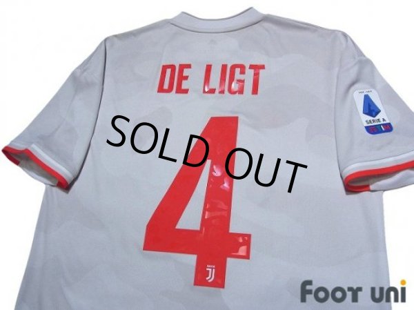 Photo4: Juventus 2019-2020 Away Shirt #4 De Ligt Serie A Tim Patch/Badge w/tags (4)