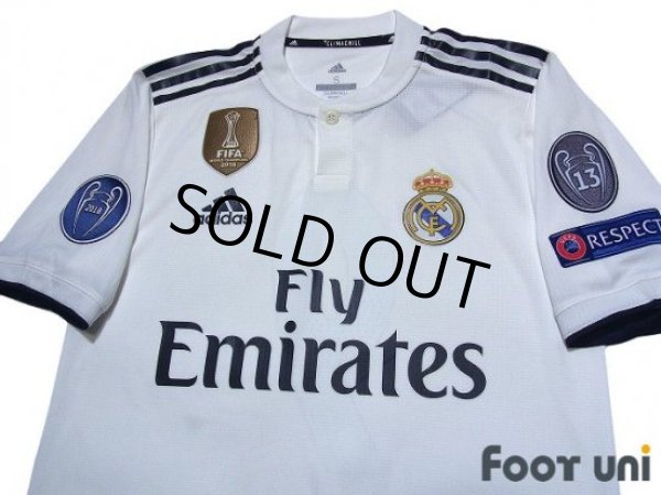 Photo3: Real Madrid 2018-2019 Home Authentic Shirt #9 Benzema w/tags (3)