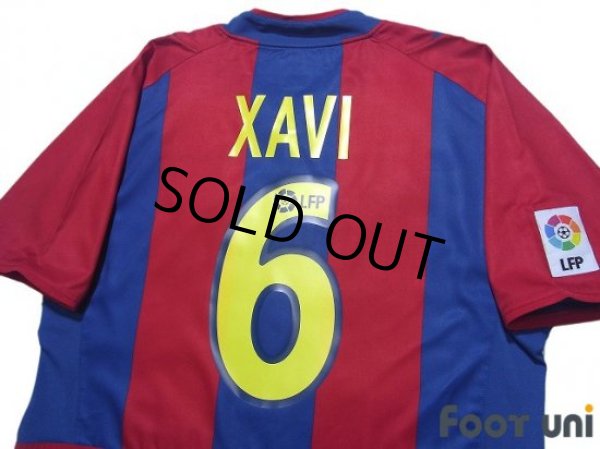 Photo4: FC Barcelona 2002-2003 Home Shirt #6 Xavi Hernandez LFP Patch/Badge (4)