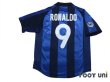 Photo2: Inter Milan 2001-2002 Home Shirt #9 Ronaldo Lega Calcio Patch/Badge (2)