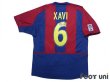 Photo2: FC Barcelona 2002-2003 Home Shirt #6 Xavi Hernandez LFP Patch/Badge (2)