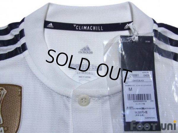 Photo5: Real Madrid 2018-2019 Home Authentic Shirt #9 Benzema w/tags (5)