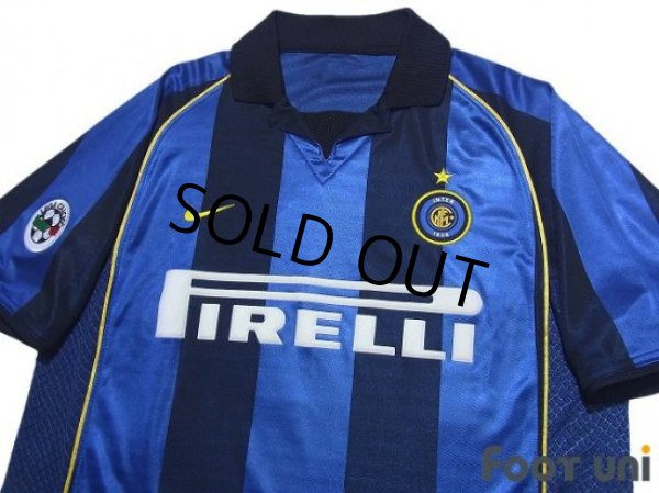 Photo3: Inter Milan 2001-2002 Home Shirt #9 Ronaldo Lega Calcio Patch/Badge (3)