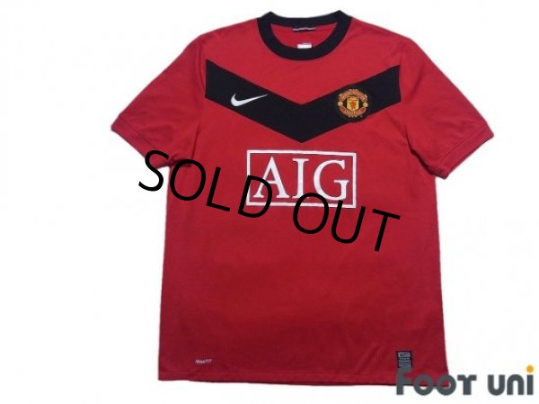 Photo1: Manchester United 2009-2010 Home Shirt #13 J.S. Park (1)