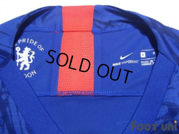 Photo5: Chelsea 2019-2020 Home Authentic Shirt #22 Pulisic Premier League Patch/Badge w/tags (5)