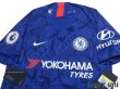 Photo3: Chelsea 2019-2020 Home Authentic Shirt #22 Pulisic Premier League Patch/Badge w/tags (3)