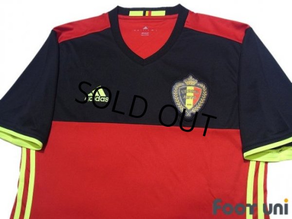 Photo3: Belgium Euro 2016 Home Shirt (3)