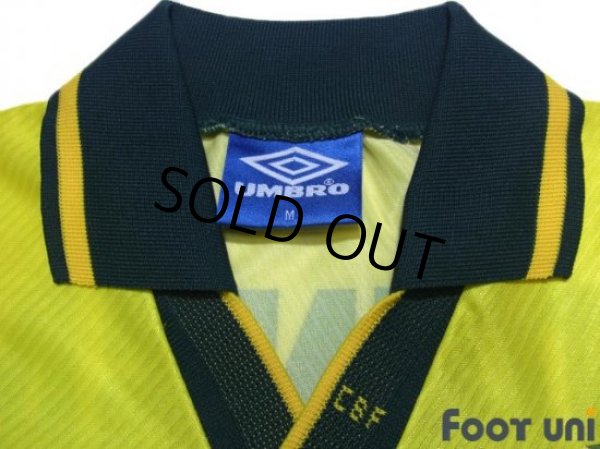 Photo5: Brazil 1995 Home Shirt #8 Dunga (5)