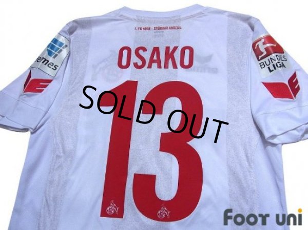 Photo4: 1.FC Koln 2016-2017 Home Long Sleeve Shirt #13 Yuya Osako Bundesliga Patch/Badge (4)