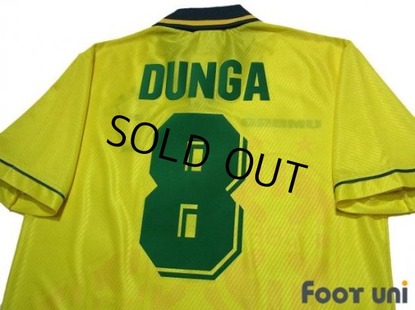 Photo4: Brazil 1995 Home Shirt #8 Dunga (4)