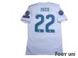 Photo2: Real Madrid 2017-2018 Home Shirt #22 Isco Champions League Patch/Badge (2)