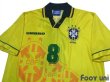 Photo3: Brazil 1995 Home Shirt #8 Dunga (3)