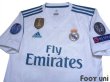 Photo3: Real Madrid 2017-2018 Home Shirt #22 Isco Champions League Patch/Badge (3)