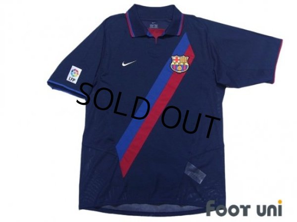 Photo1: FC Barcelona 2002-2004 Away Authentic Shirt LFP Patch/Badge (1)