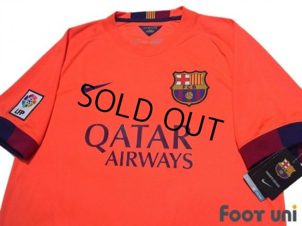 Photo3: FC Barcelona 2014-2015 Away Shirt LFP Patch/Badge w/tags (3)