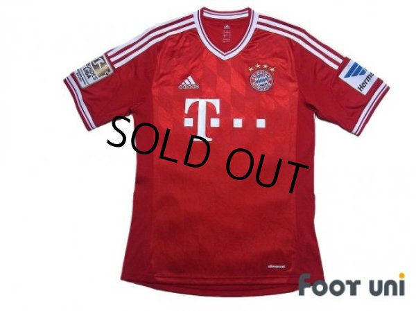 Photo1: Bayern Munchen 2013-2014 Home Shirt #19 Mario Gotze Bundesliga Patch/Badge (1)