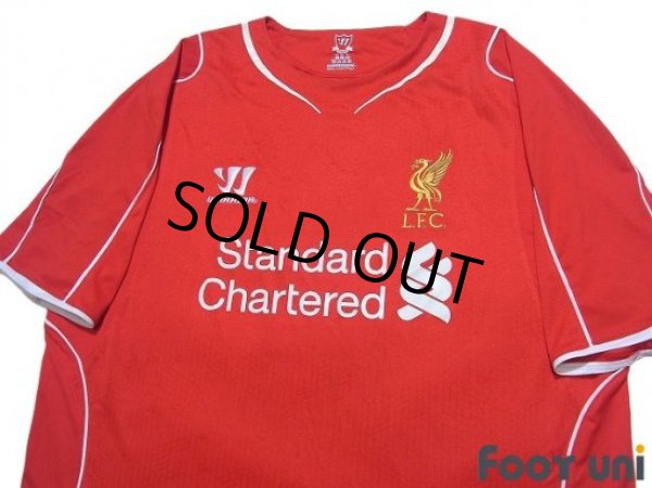 Photo3: Liverpool 2014-2015 Home Shirt #8 Steven Gerrard (3)