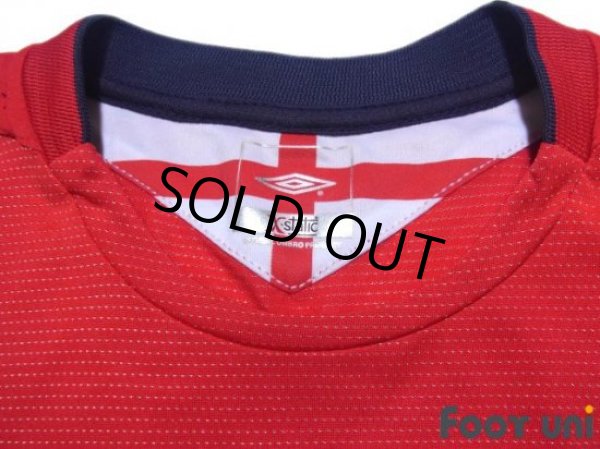 Photo4: England Euro 2004 Home Shirt (4)