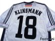 Photo4: Germany 1998 Home Shirt #18 Klinsmann (4)
