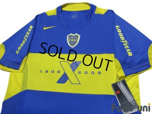Photo3: Boca Juniors 2005 Home Centenario Shirt w/tags (3)