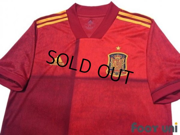 Photo3: Spain Euro 2020-2021 Home Shirt w/tags (3)