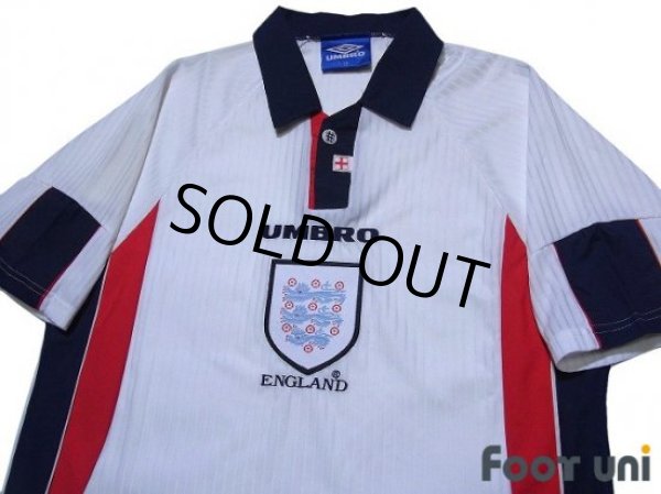 Photo3: England 1998 Home Shirt (3)
