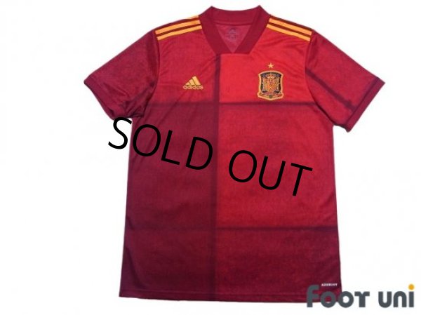 Photo1: Spain Euro 2020-2021 Home Shirt w/tags (1)