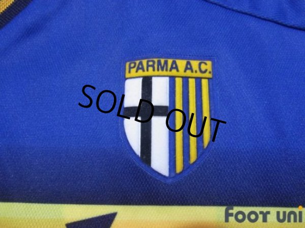 Photo6: Parma 2001-2002 Home Shirt #10 Hidetoshi Nakata Lega Calcio Patch/Badge (6)