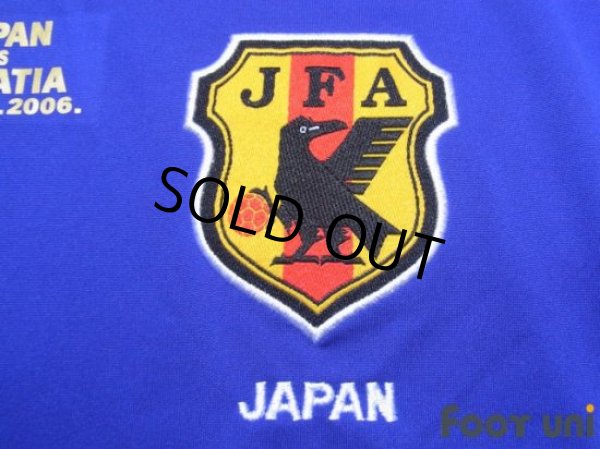 Photo5: Japan 2006 Home Authentic Shirt Matchday print against Croatia (5)
