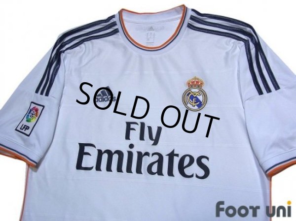 Photo3: Real Madrid 2013-2014 Home Shirt and Shorts Set LFP Patch/Badge (3)