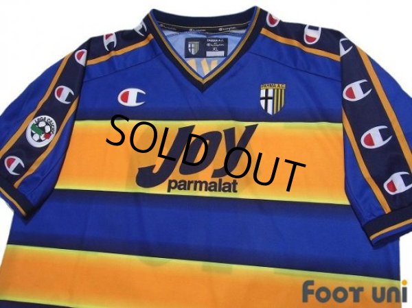 Photo3: Parma 2001-2002 Home Shirt #10 Hidetoshi Nakata Lega Calcio Patch/Badge (3)
