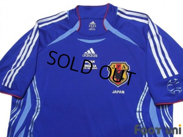 Photo3: Japan 2006 Home Authentic Shirt Matchday print against Croatia (3)
