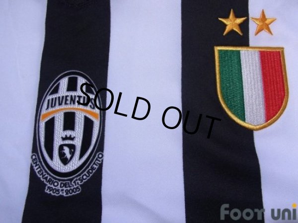 Photo5: Juventus 2005-2006 Home Long Sleeve Shirt Scudetto Patch/Badge w/tags (5)