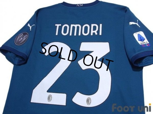 Photo4: AC Milan 2020-2021 Third Shirt #23 Fikayo Tomori Serie A Tim Patch/Badge w/tags (4)