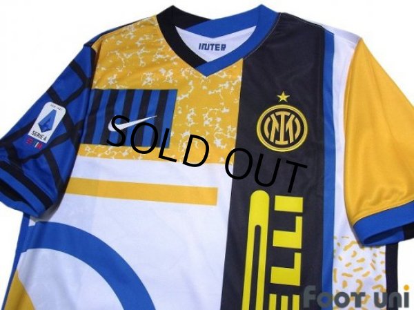 Photo3: Inter Milan 2020-2021 Fourth Shirt #23 Nicolo Barella w/tags (3)