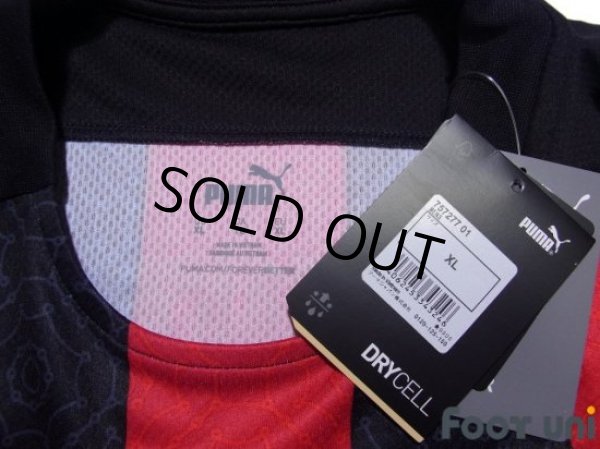 Photo5: AC Milan 2020-2021 Home Shirt #11 Ibrahimovic Serie A Tim Patch/Badge w/tags (5)