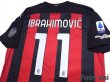 Photo4: AC Milan 2020-2021 Home Shirt #11 Ibrahimovic Serie A Tim Patch/Badge w/tags (4)