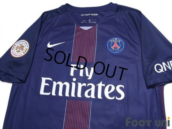 Photo3: Paris Saint Germain 2016-2017 Home Shirt #25 Adrien Rabiot Paris Saint Germain Champion 2016 Patch/Badge w/tags (3)