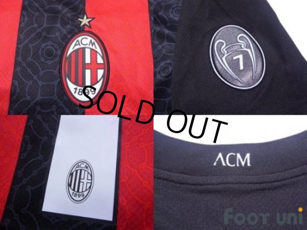 Photo7: AC Milan 2020-2021 Home Shirt #11 Ibrahimovic Serie A Tim Patch/Badge w/tags (7)