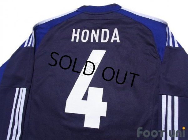 Photo4: Japan 2012-2013 Home Long Sleeve Shirt #4 Keisuke Honda (4)