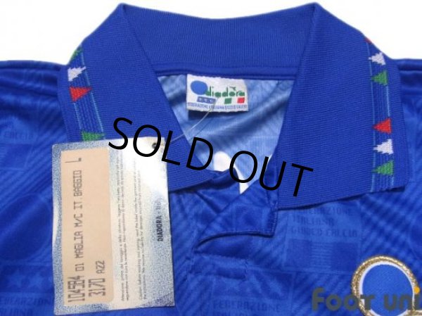 Photo5: Italy 1994 Home Shirt #10 Roberto Baggio w/tags (5)
