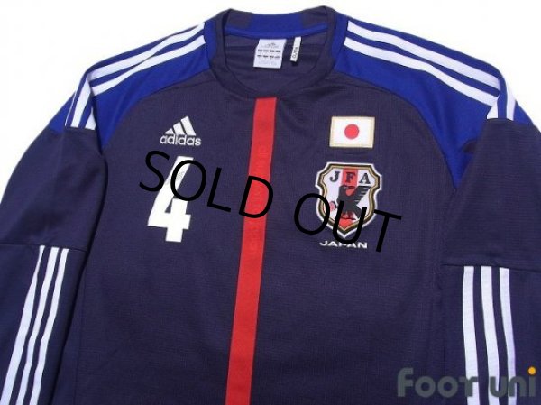 Photo3: Japan 2012-2013 Home Long Sleeve Shirt #4 Keisuke Honda (3)