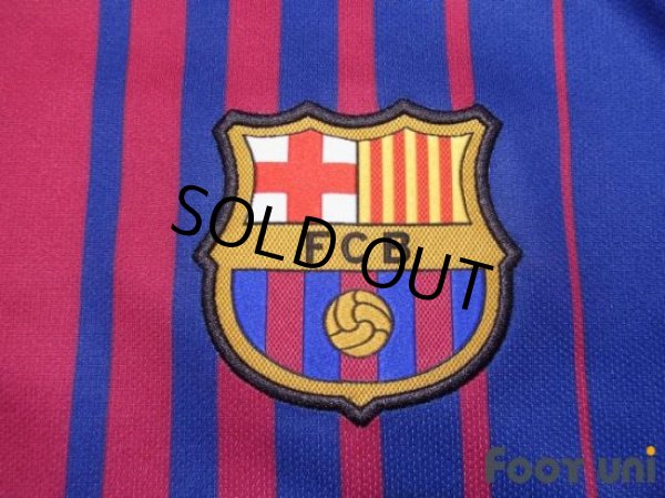 Photo5: FC Barcelona 2017-2018 Home Shirt La Liga Patch/Badg (5)