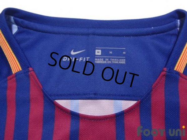 Photo4: FC Barcelona 2017-2018 Home Shirt La Liga Patch/Badg (4)