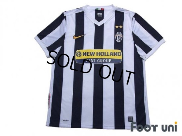 Photo1: Juventus 2009-2010 Home Shirt #10 Del Piero (1)