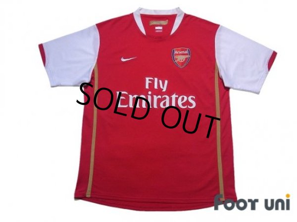 Photo1: Arsenal 2006-2008 Home Shirt (1)