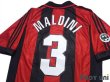 Photo4: AC Milan 1998-1999 Home Shirt #3 Maldini Lega Calcio Patch/Badge (4)