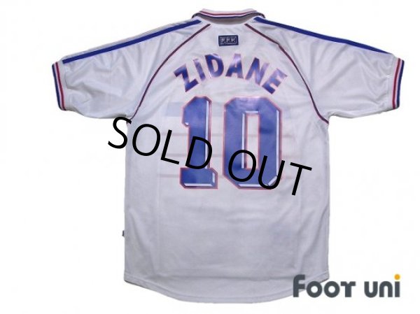 Photo2: France 1999 Away Shirt #10  Zinedine Zidane (2)